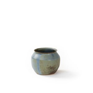 Blue and Brown Mottled Vase