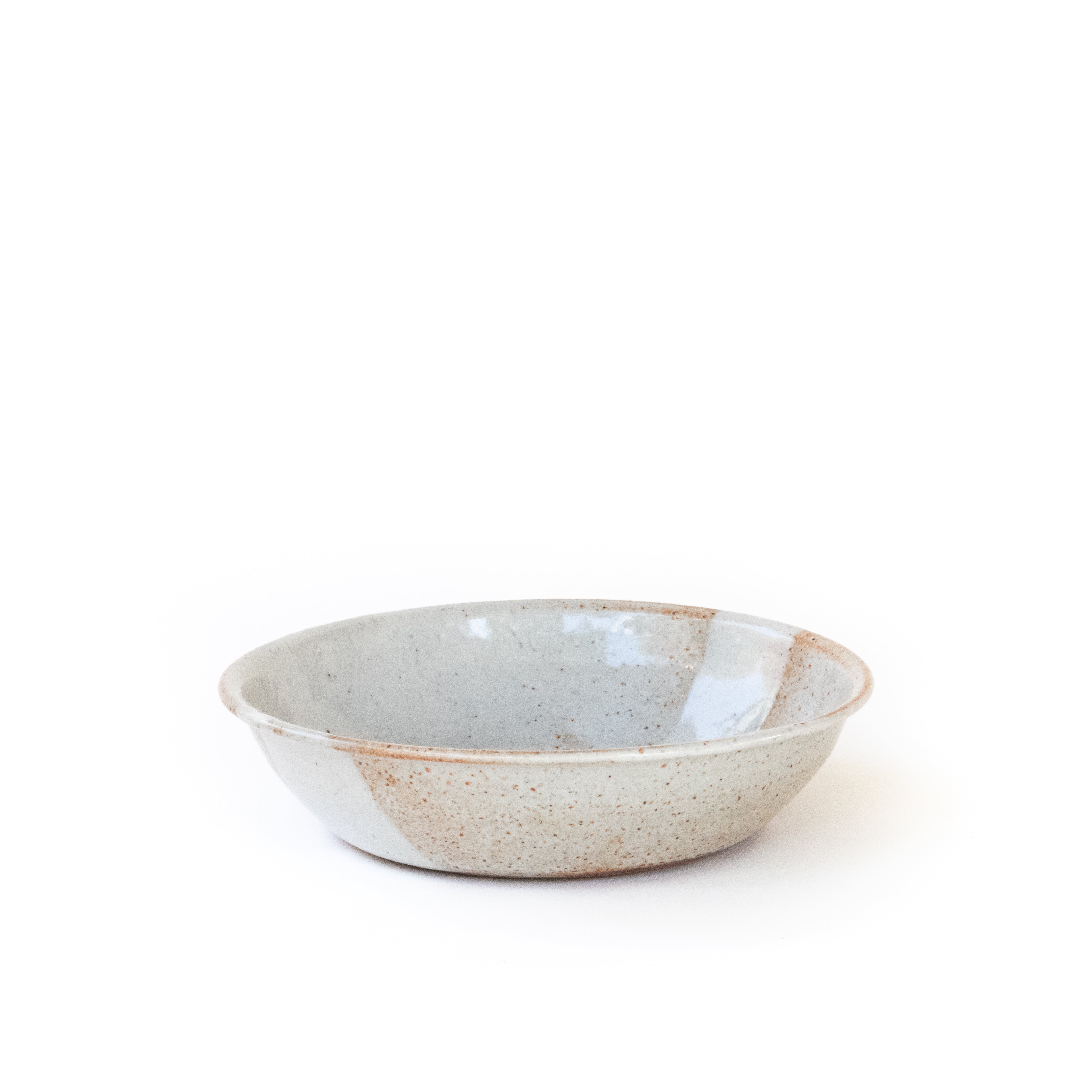 Rust and White Salad Bowl